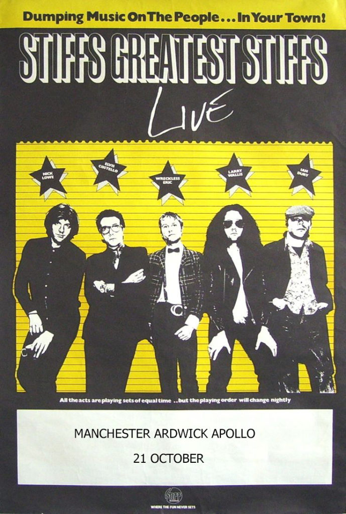 40 years ago: Stiff Tour ‘Hits’ Manchester